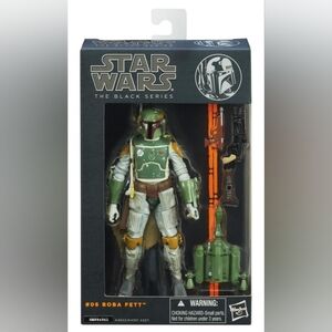 Star Wars The Black Series #06 Boba Fett action figure Orange Line
